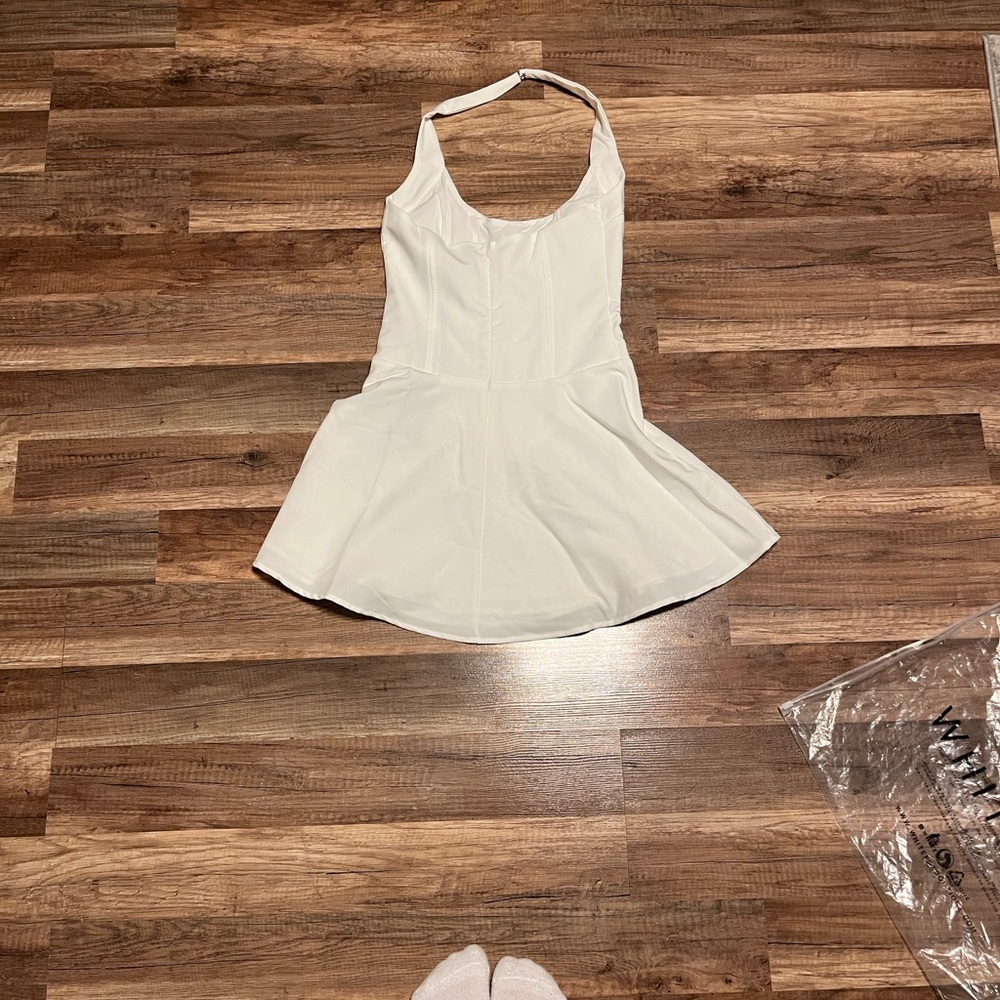 White Fox Boutique White Mini Dress - Picture 3 of 6